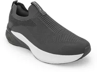 ETPU Men’s Walking Slip-On Shoes for Extra Comfort in Grey, men's sliders — heel detail