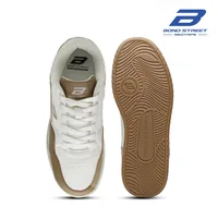 Bond Street Men's Beige Casual Sneakers, men's casual shoes — heel detail