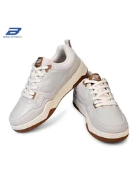 Bond Street Men’s Casual Sneakers in Beige, men's casual shoes — side profile view