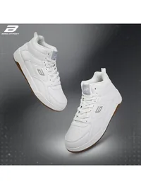 Bond Street Men White Casual Sneakers, men's high top sneakers — inner side view