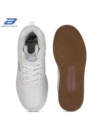 Bond Street Men White Casual Sneakers, men's high top sneakers — top view