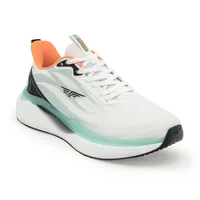 Red Tape Men's Athleisure Shoes in White and Black, men's casual shoes — inner side view