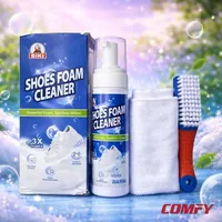 Biki 3X Power Shoes Foam Cleaner, shoe care — open, showing the inside