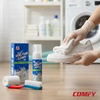 Biki 3X Power Shoes Foam Cleaner, shoe care — size and scale