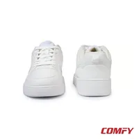 Bond Street Men’s Casual Sneakers in White, men's casual shoes — back view