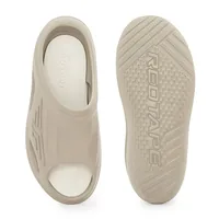 Red Tape Men's Casual Pool Sliders for Everyday Comfort in Beige, men's sliders flip-flop — top view