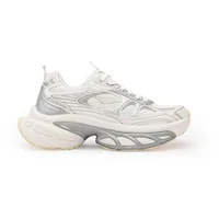 Red Tape Women’s Lifestyle Casual Shoes in White, women's casual shoes — side profile view