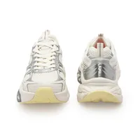 Red Tape Women’s Lifestyle Casual Shoes in White, women's casual shoes — front and back view