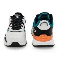 Red Tape Casual Sneaker Shoes for Men in Orange/White, men's sneakers — close-up detail