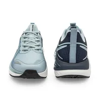 Red Tape Athleisure Sports Shoes for Men for Active Lifestyle in Blue/Black, men's sports shoes — front and back view