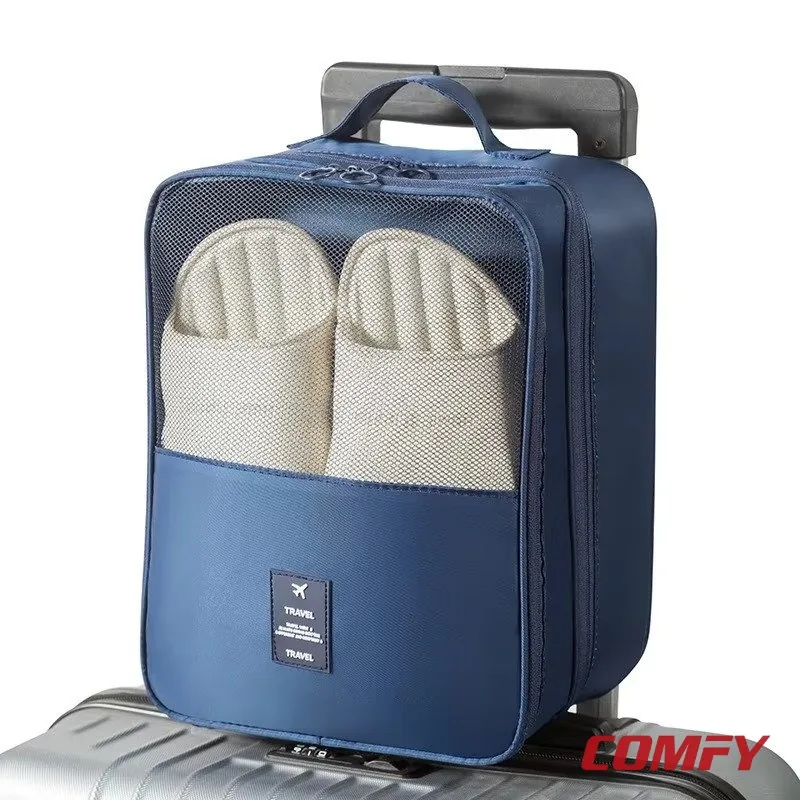 Waterproof Shoe Bags for Travel Bag for Packing Portable Shoe Cubes (Blue) — main product photo